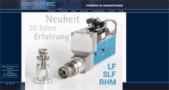 Desktop Screenshot of memotec.de